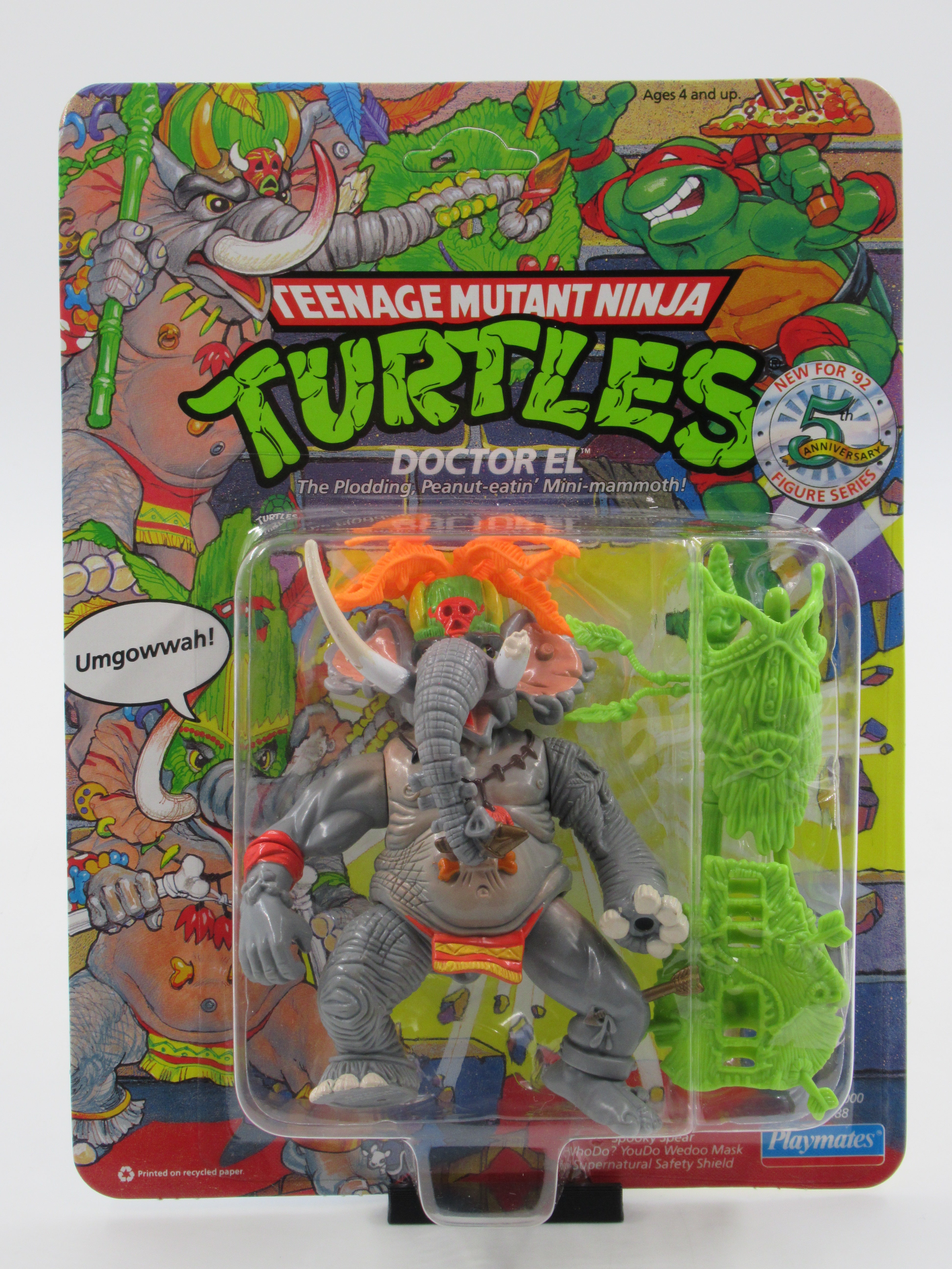 Teenage Mutant Ninja Turtles Doctor El 4.5" Figure TMNTs - Playmates (1992)